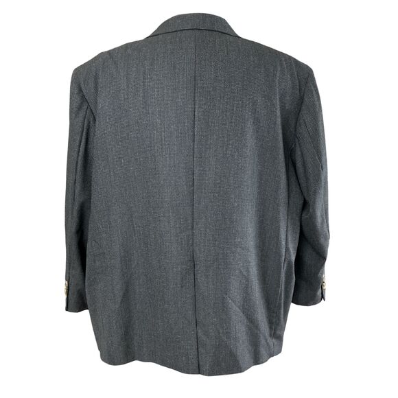 Indochino Jacket Blazer Sport Coat 52R  Speckled Black Wool Silk Old Money Luxe - Picture 4 of 16